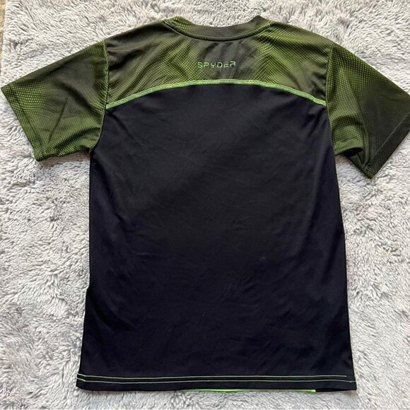 Spyder Youth Medium Dri Fit Boy’s Short Sleeve Athletic Top, Size 10/12 - Picture 3 of 4